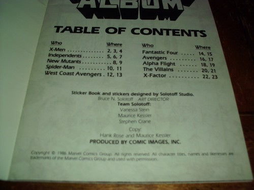 VINTAGE MARVEL UNIVERSE STICKER ALBUM SIGNED BY ARTHUR ADAMS RARE AVENGER M 1986 - Picture 18 of 21