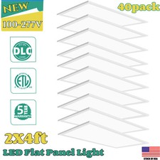 2X4FT 75W LED Flat Panel Light Fixture Color Temperature 5000K/ 7800LM/ Dimmable