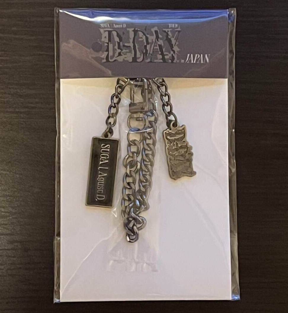 BTS SUGA Agust D Tour D-Day Chain Holder Japan Limited Item