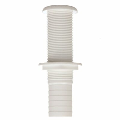 Seachoice 18181 Extra Long Thru-Hull Fitting with Broad Flange ? 3 Inch Long ...
