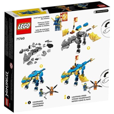 LEGO NINJAGO 71760 JAY'S THUNDER DRAGON EVO NEW BUILDING TOY