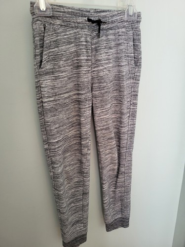 Old Navy Jungen 10/12 L beheizt grau Jogger elastisch Kordelzug Taillentaschen - Bild 2 von 8