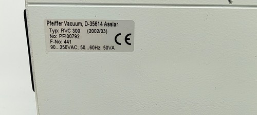 PFEIFFER RVC300 VACUUM CONTROLLER, No: PFI00792,working,same day shipping - Picture 6 of 6