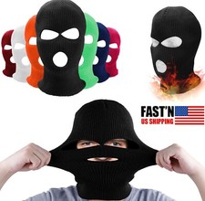 Full Face Mask 3 Hole Ski Winter Cap Balaclava Outdoor Hood Beanie Tactical Hat