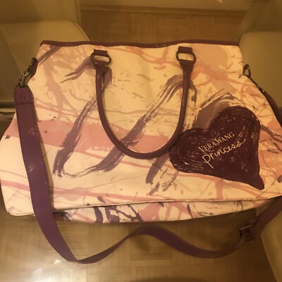 Vera Wang Princess Tasche lila weiß Neu  , Tote Bag