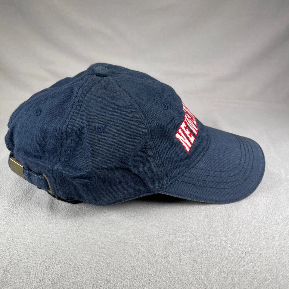 New England Hat Men OS Blue Strapback Dad Cap Embroidered Colosseum City Series - Image 4 of 4