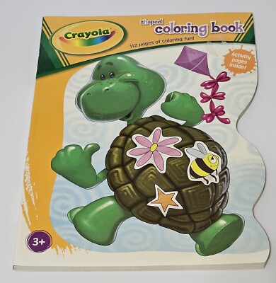 Vintage Die Cut Shaped Crayola Coloring & Activity Book
