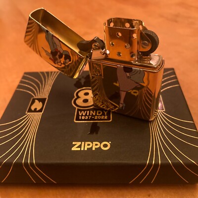 Zippo 48413 Windy Girl 85th Anniversary Collectible Armor Lighter