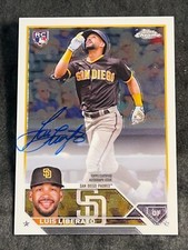 2023 Topps Chrome ROOKIE AUTO Luis Liberato, item 12