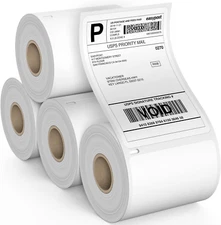 Thermal Shipping Labels Compatible with Dymo Labelwriter 4XL 1744907 4X6 Interne