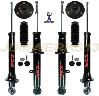 FCS 4 STRUTS SHOCKS Strut Mounts & Boots KIT for NISSAN 370Z 09 10 11 12 13 - 21