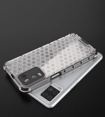 Case For Oppo Find X3 X5 Pro K7 K9 K10 F21 Pro F19 Honey Comb Clear Phone Cover