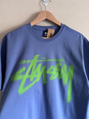 Stussy Dizzy Stock Tee - Size Small - Storm Blue - Brand New Stussy Dizzy Stock Tee - Size Small - Storm Blue - Brand New