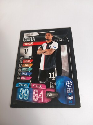 Trading Karte Douglas Costa Juventus Turin NEU 