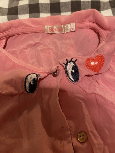 Billieblush Girl Shirt Blouse Pink Age 12 RRP£80 - Picture 2 of 5