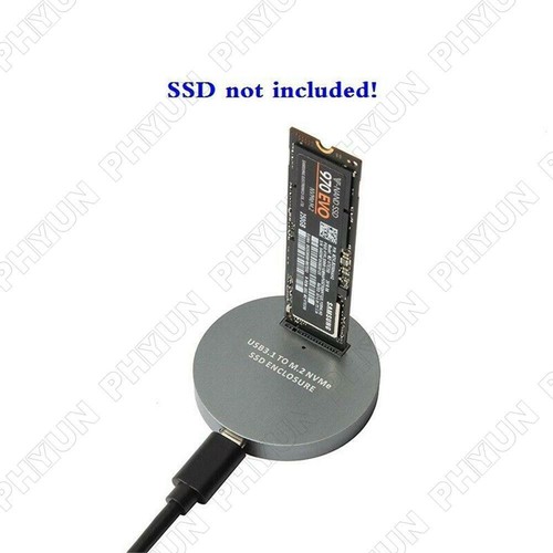 1x M.2 NVME PCIe SSD Enclosure Hard Case M-Key SSD to Type-C USB 3.1 USB3.0 Box - Afbeelding 9 van 11