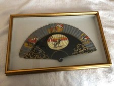 VINTAGE EARLY 20TH CENTURY SPANISH FRAMED HAND FAN