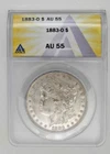 1883-O Morgan Dollar AU55 Please read detail description-Beautiful Coin !!!!