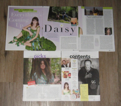 Daisy Edgar-Jones original FULL PAGED magazine clippings pages PHOTO article