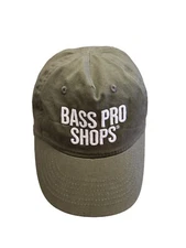 Bass Pro Shops Stitched Logo Toddler Green Cap Hat Stretch Fit Gone Fishing