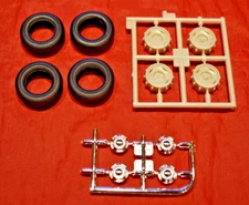 Moebius Models 69 Ford F-100 Wheels and Tires 1/25