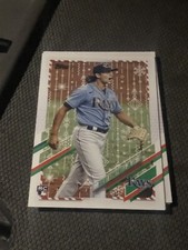 2021 Topps Holiday Baseball Brent Honeywell Jr Tampa Bay Rats RC HW24 D1