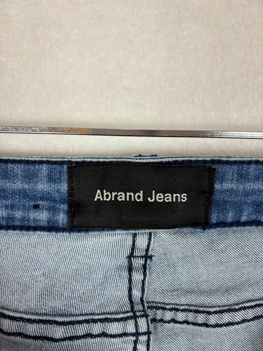 Abrand Mens Jeans Size 32 Dropped Skinny Destroyed Mid Rise Denim Stretch Rayon - Picture 8 of 10