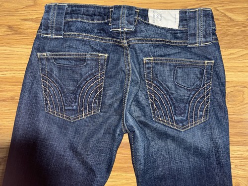 Taverniti So Jeans Manon Damen 26 niedriger Bund Bootcut-Länge 33,5 Zoll dunkel gebraucht, in einwandfreiem Zustand - Bild 11 von 18