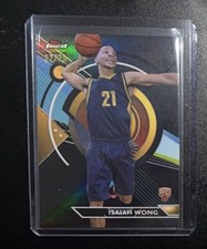 ISAIAH WONG Indiana 2024 Topps Finest BLACK - RC # 22/25