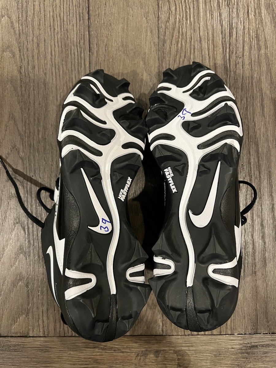 Nike Alpha Mens Football Cleats Size 9 Menace Shark 3 Black White