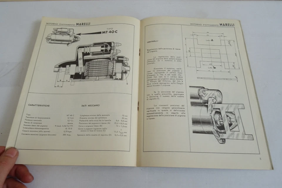 Manuale Dauphine R 1090 Alfa Romeo Milano Ondine R 1090A Marelli - Immagine 4 di 4