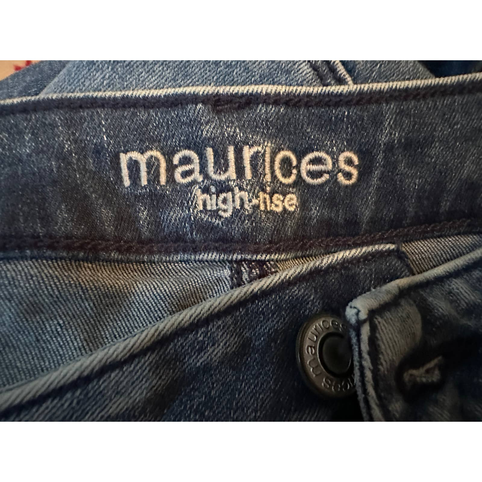 Maurices High Rise Small Blue Denim Jeans - image 3