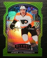2020-21 20/21 Allure Green Quartz Diecut #17 James van Riemsdyk Flyers / 99