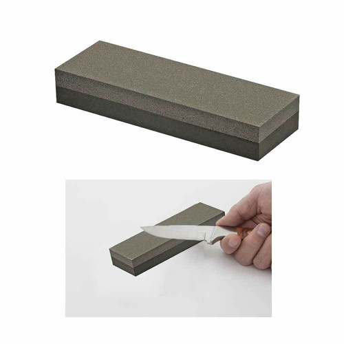 Sharpening Stone Block 4.5" Aluminium Oxide Dual Grit Hone Knife Blade