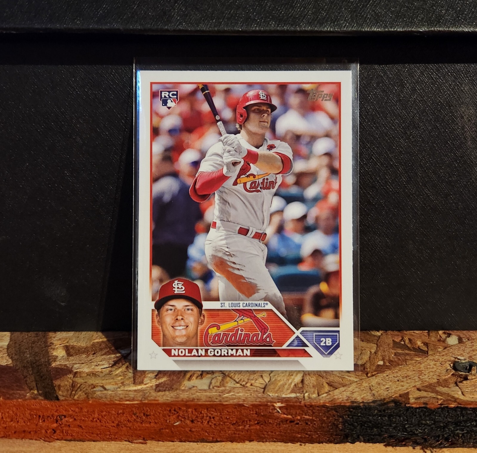 2023 Topps Baseball Nolan Gorman RC #16 St. Louis Cardinals