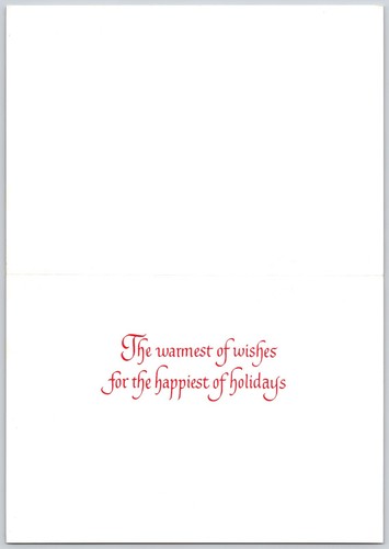 Tarjeta de Felicitación Deseos Más Cálidos Felices Fiestas Rojo Granja Estudio Rústico Navidad - Imagen 3 de 4