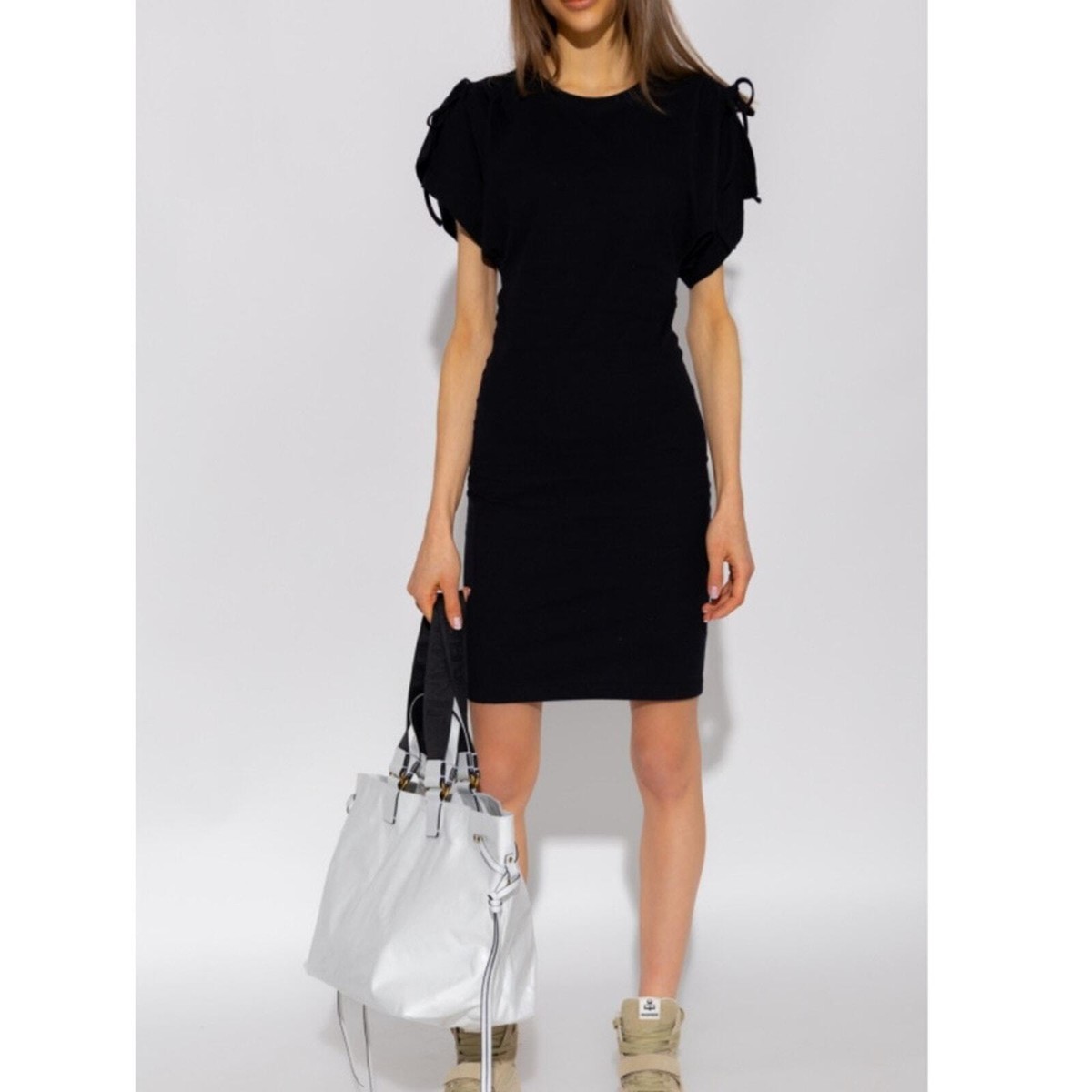 blue dress for baby girl FABUELA DRESS- BLACK | ISABEL MARANT main image 1