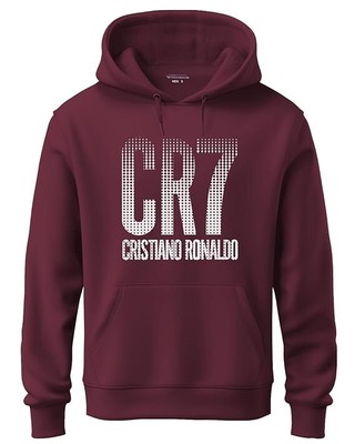 Flare Clothing Men's Hoodie Cristiano Ronaldo CR7 Printed Oversized FLCL 1034