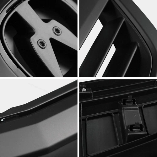 For 2011 2012 13 2014 Acura TSX Front Bumper Upper Mesh Grille Matte Black Grill - Picture 5 of 10