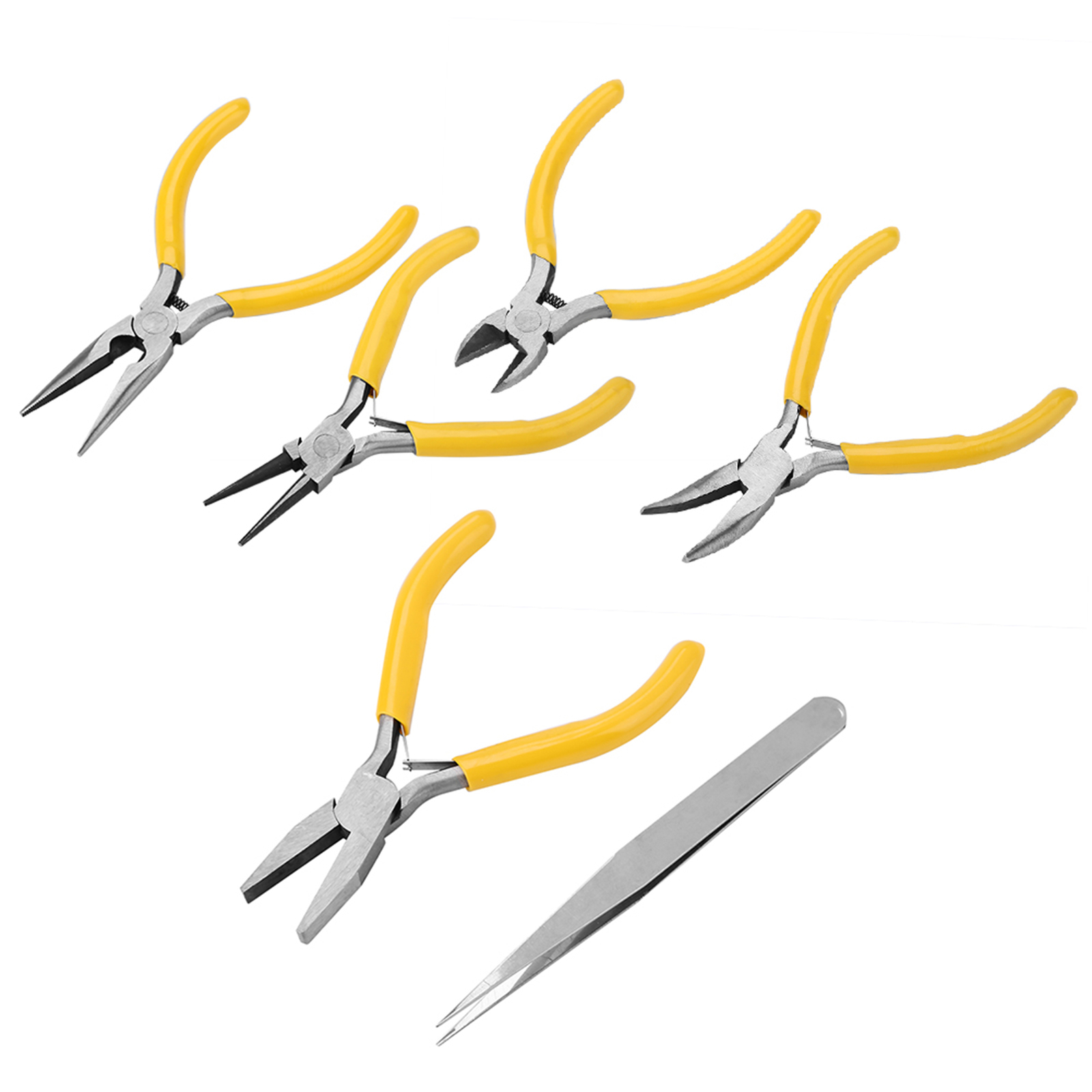 6pcs Jewelers Pliers Set Jewelry Making Beading Craft Mini Plier Tools