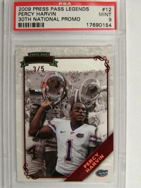 Percy Harvin Press Pass Legends #12 30th National Promo