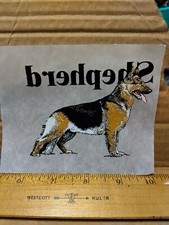 Dog Breeds Iron On Transfers - Shepherd - Free Shipping