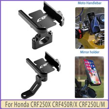 For Honda CRF250X CRF450R/X CRF250L/M CNC Mobile Phone Holder GPS Stand Bracket