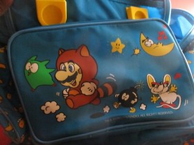 1993 Nintendo Power Magazine Super Mario Bros. 2/3 NES Era Backback Bag Tanooki