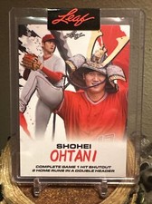 TARJETA HOJA SHOHEI OHTANI 2023 #SCB-1 ÁNGELES (HOJA EXCLUSIVA EN HITO DE TEMPORADA) SP