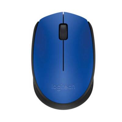 Logitech M171 Computer PC Maus Wireless kabellos Optisch blau 1000 dpi 3 Tasten