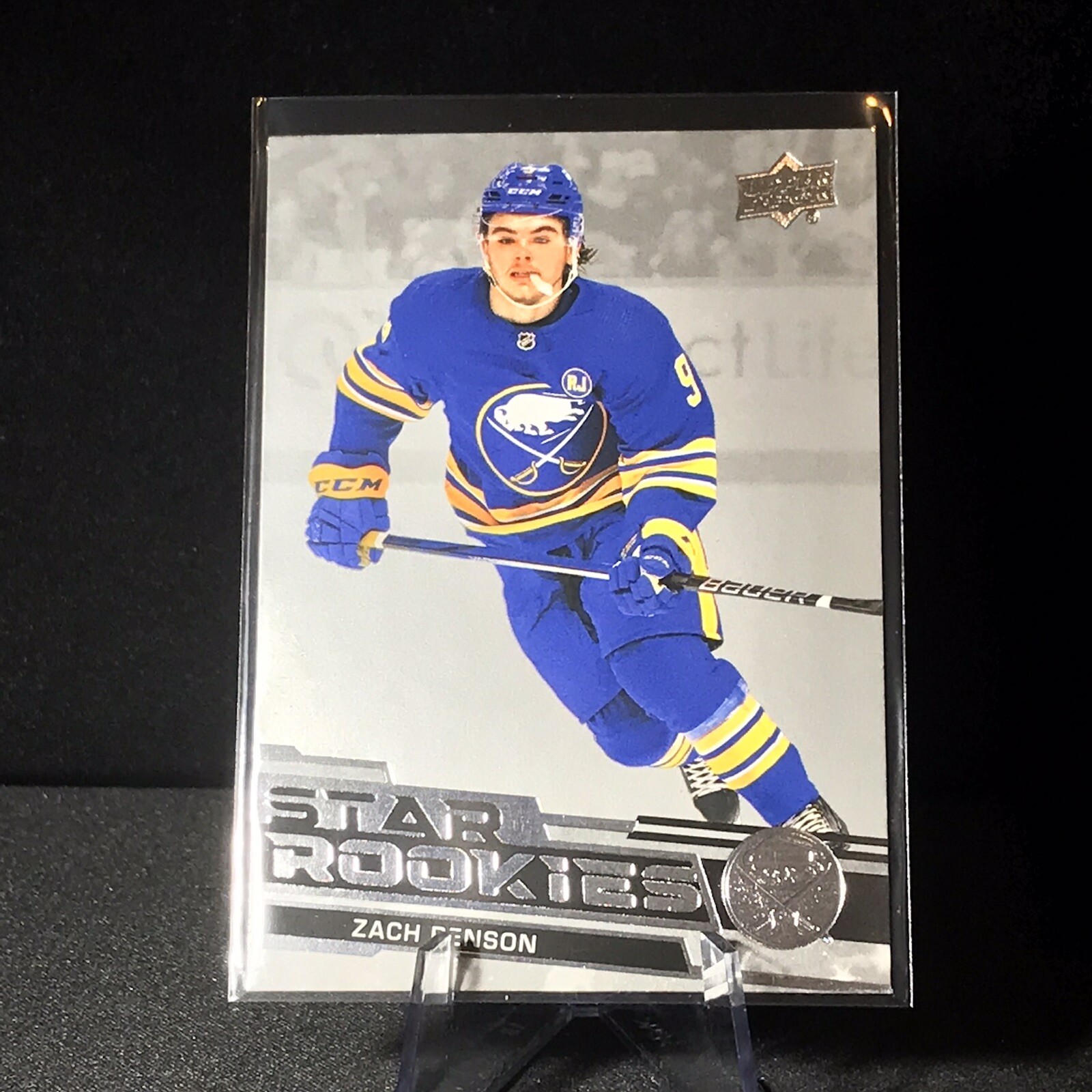 2023-24 Upper Deck Star Rookies Zach Benson Rookie Card RC #25 Buffalo Sabres