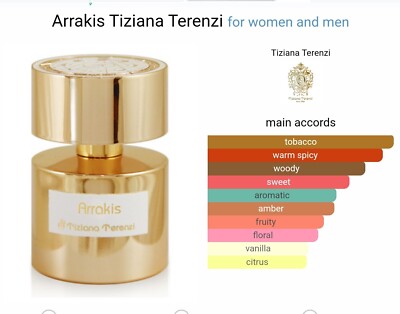 MSRP:$550 New Tiziana Terenzi Arrakis Extrait de Parfum Spray 3.4