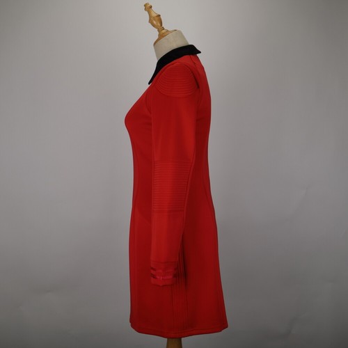 Discovery Temporada 2 Flota Estelar Mujer Rojo Vestidos Prendedor Conjunto Disfraces Uniformes Trajes - Imagen 4 de 12