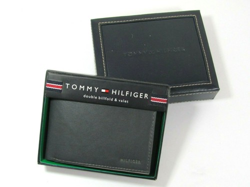 TOMMY HILFIGER MEN'S BILLFOLD GREY CREDIT CARD ID WALLET  - Picture 3 of 3